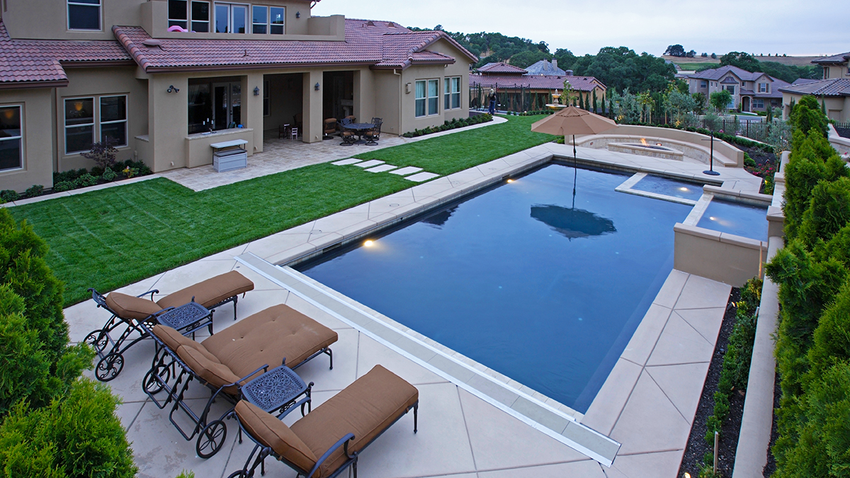Build a resort pool in your backyard